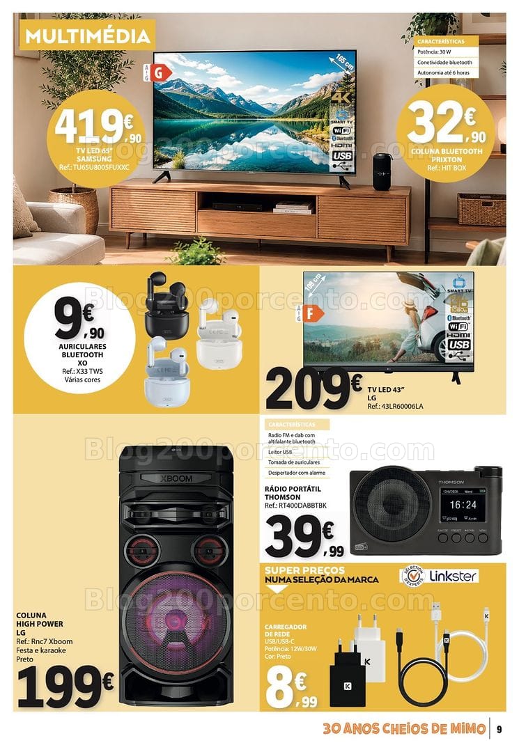 Antevisão Folheto E-LECLERC Bazar Promoções de 18 junho a 1 julho